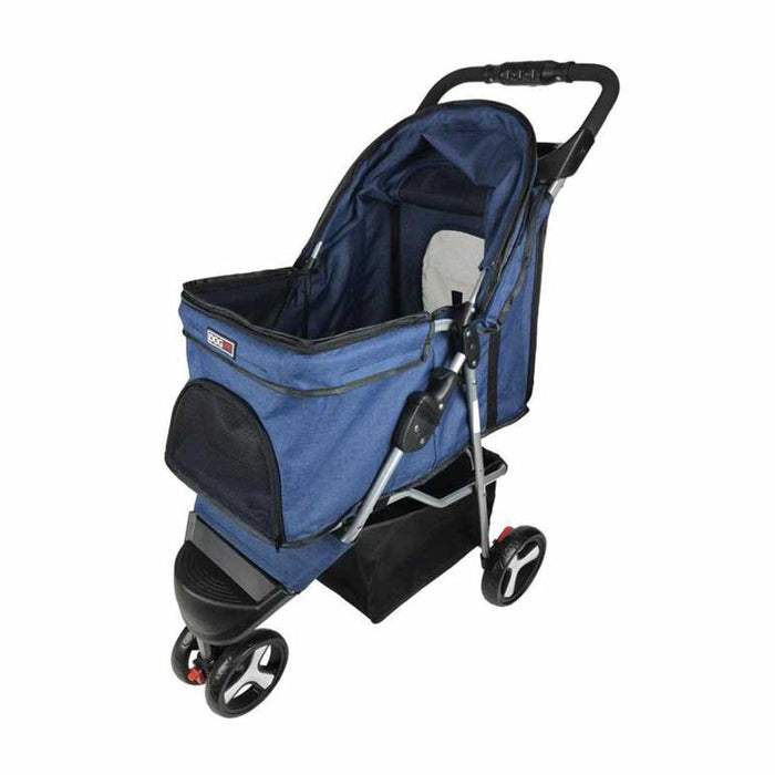 Casual Pet Stroller (Blue)