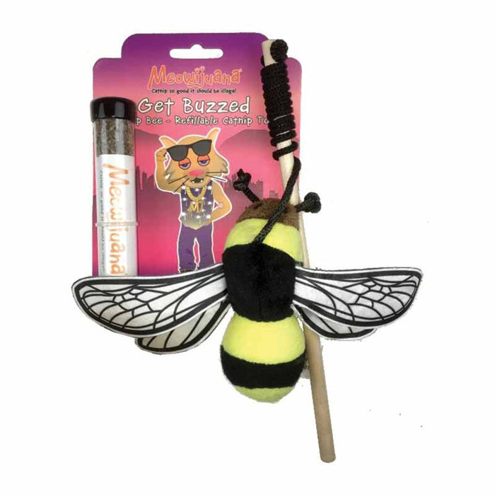 Get Buzzed - Refillable Catnip Bee