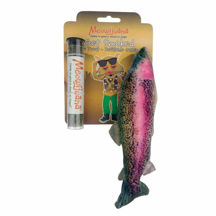 Get Smoked - Refillable Catnip Fish Toy