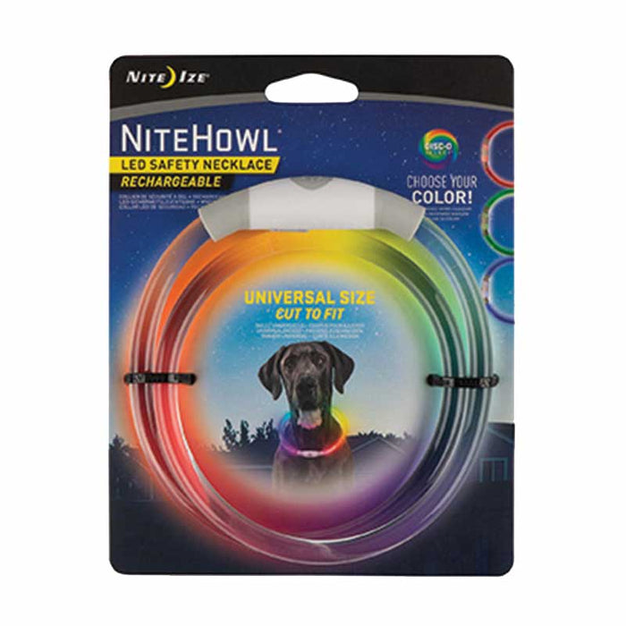 NiteHowl LED Rechargeable Safety Necklace-Disc-O Select