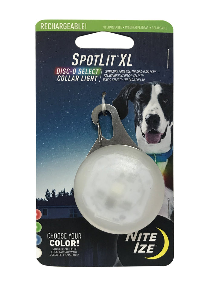 XL Rechargeable Collar Light Disc-O Select